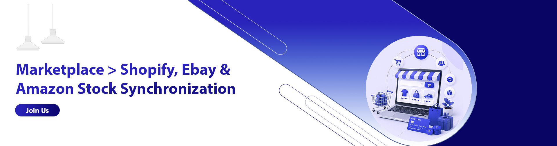 Marketplace-> Shopify, Ebay & Amazon Stock Synchronization