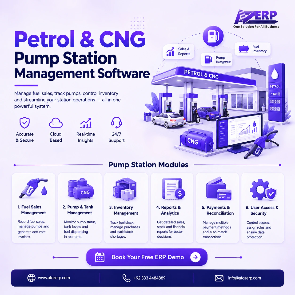 Petrol & CNG Pump Station Management Software