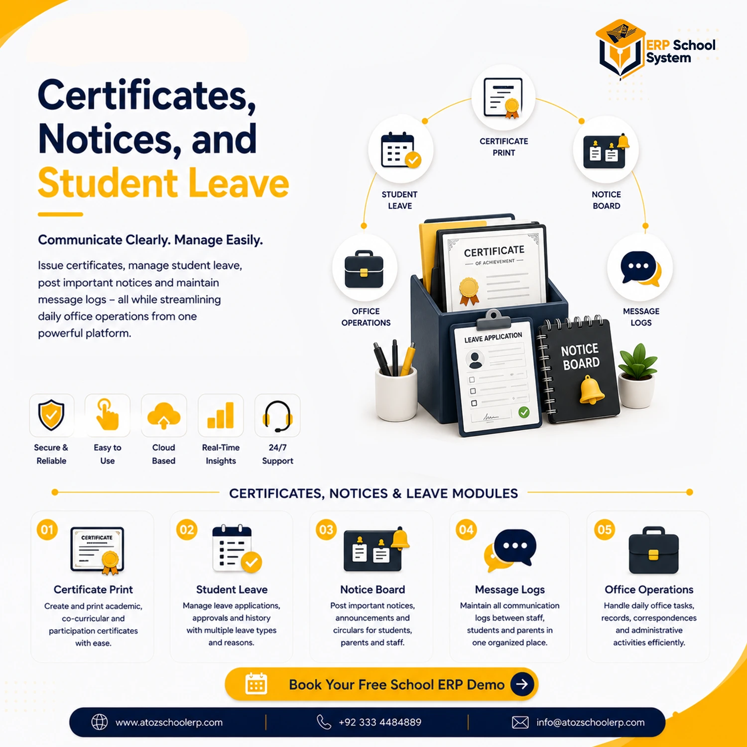 Certificates,-Notices, and Student Leave