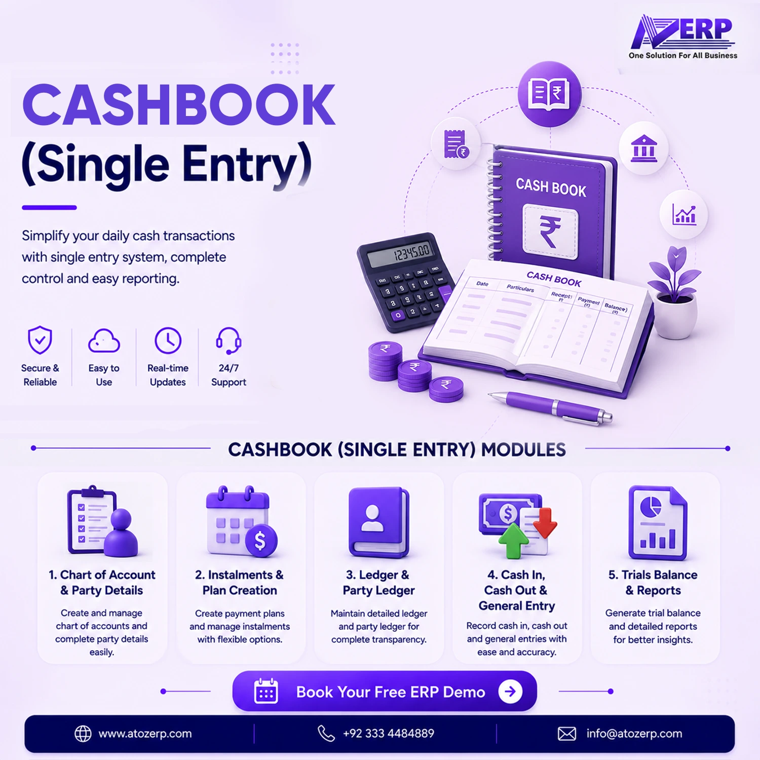 Single Entry Cashbook Management